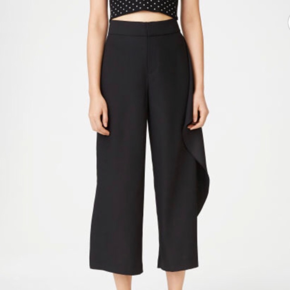 Club Monaco Black Wide Leg Pants